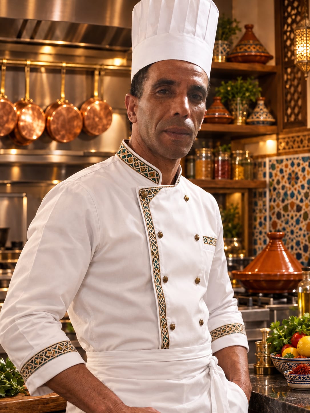 Portrait of Chef Rachid Oussous